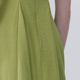 Waist Strap Dress with Knitted Cardigan