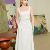 White camisole dress