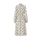 Rope Tied Long Sleeved Dress