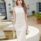 Sleeveless long dress