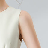Round Neck Sleeveless Dress