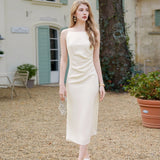 Sleeveless long dress