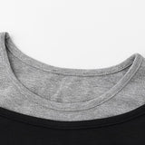 Black Long Sleeved Camisole Dress