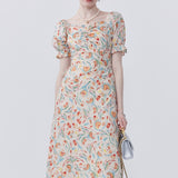 Lace Up Waist Cinching Dress