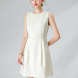 Round Neck Sleeveless Dress