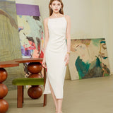 Sleeveless long dress