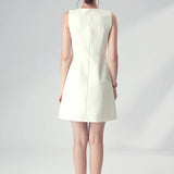 Round Neck Sleeveless Dress