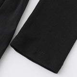 Black Long Sleeved Camisole Dress