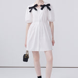 V-neck Bow Dress