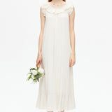 Off Shoulder Sleeveless A-line Dress