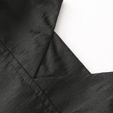 Black Strap Waist Cinching Dress