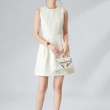 Round Neck Sleeveless Dress