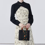 Black Cardigan Set With Camisole Dress