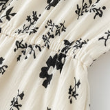 Rope Tied Long Sleeved Dress
