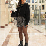 Zipper Knitted Pilot Jacket
