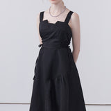 High Waisted A-Line Sleeveless Dress