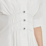 V-Neck Slimming A-Line Dress