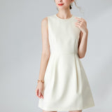 Round Neck Sleeveless Dress