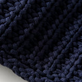 Single breasted coarse knitted jacket