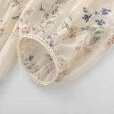 V-Neck Lace Waist Cinching Dress