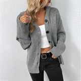 Hooded Knit Cardigan