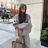 Relaxed Fit Tweed Jacket