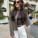 Stand Collar Zip Jacket