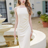 Sleeveless long dress