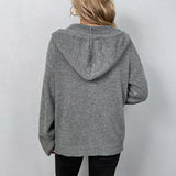 Hooded Knit Cardigan