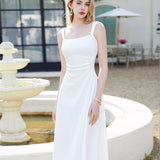White camisole dress