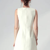 Round Neck Sleeveless Dress
