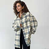 Ivory & Indigo Plaid Shirt