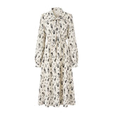 Rope Tied Long Sleeved Dress
