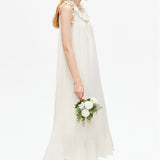 Off Shoulder Sleeveless A-line Dress