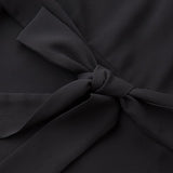 V-neck Fashionable Mid Length Dress