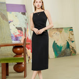Sleeveless long dress