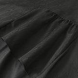 Black Strap Waist Cinching Dress