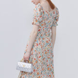 Lace Up Waist Cinching Dress