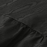 Black Strap Waist Cinching Dress