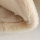 Spring buckle fleece jacket