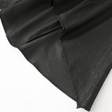 Black Strap Waist Cinching Dress