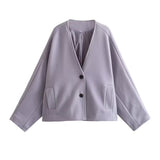 Relaxed Fit Tweed Jacket