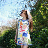 Coastal Charm Sleeveless Dress