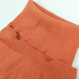 Off-Shoulder Turtleneck Knit
