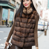 Plush Paneled Faux Fur Gilet