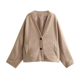 Relaxed Fit Tweed Jacket
