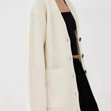 Cozy Ribbed Knit Cardigan