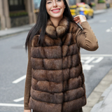 Plush Paneled Faux Fur Gilet