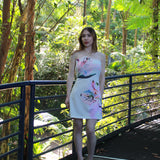 Floral Muse Strapless Mini Dress