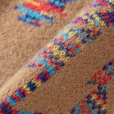 Geo Pop Fringe Cardigan Shawl